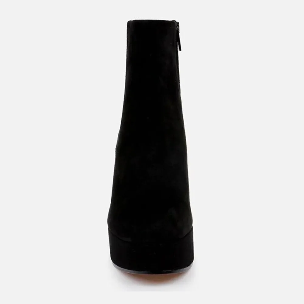 Clergerie Paris BELEN Suede Platform Boot Black size 9 $795.00 - Picture 2 of 8